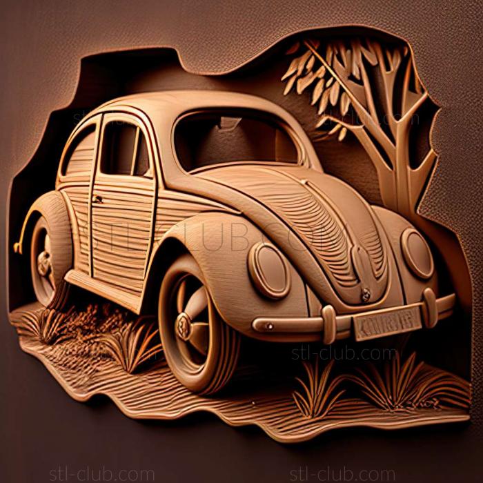 3D мадэль Volkswagen Beetle A5 (STL)